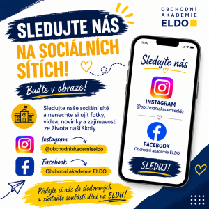 Sledujte nás na sociálních sítích 1